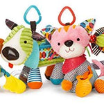 Skip Hop Bandana Buddies Baby Activity and Teething Toy with Multi-Sensory Rattle and Textures