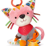 Skip Hop Bandana Buddies Baby Activity and Teething Toy with Multi-Sensory Rattle and Textures