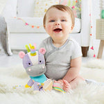 Skip Hop Bandana Buddies Baby Activity and Teething Toy with Multi-Sensory Rattle and Textures
