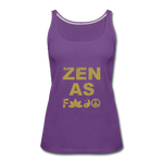 Zen as F%&k - purple